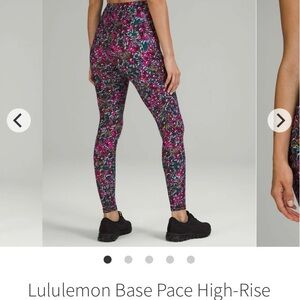 Lululemon Athletica Multicolor Base Pace High-Rise Leggings